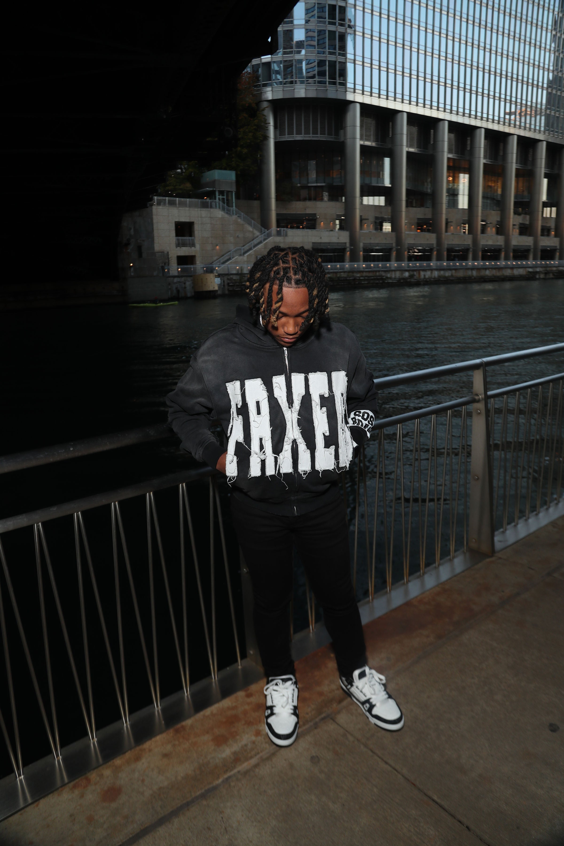 SOSA BRAND 'FRIED' ZIP-UP HOODIE
