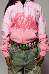 Sosa Brand ‘Twisted Aura’ Zip-Up Oversized Hoodie