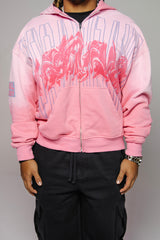 Sosa Brand ‘Twisted Aura’ Zip-Up Oversized Hoodie