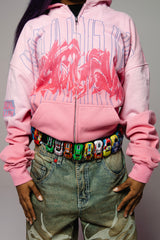 Sosa Brand ‘Twisted Aura’ Zip-Up Oversized Hoodie