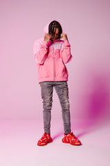 Sosa Brand ‘Twisted Aura’ Zip-Up Oversized Hoodie