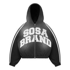 Sosa Brand Varsity Zip Hoodie