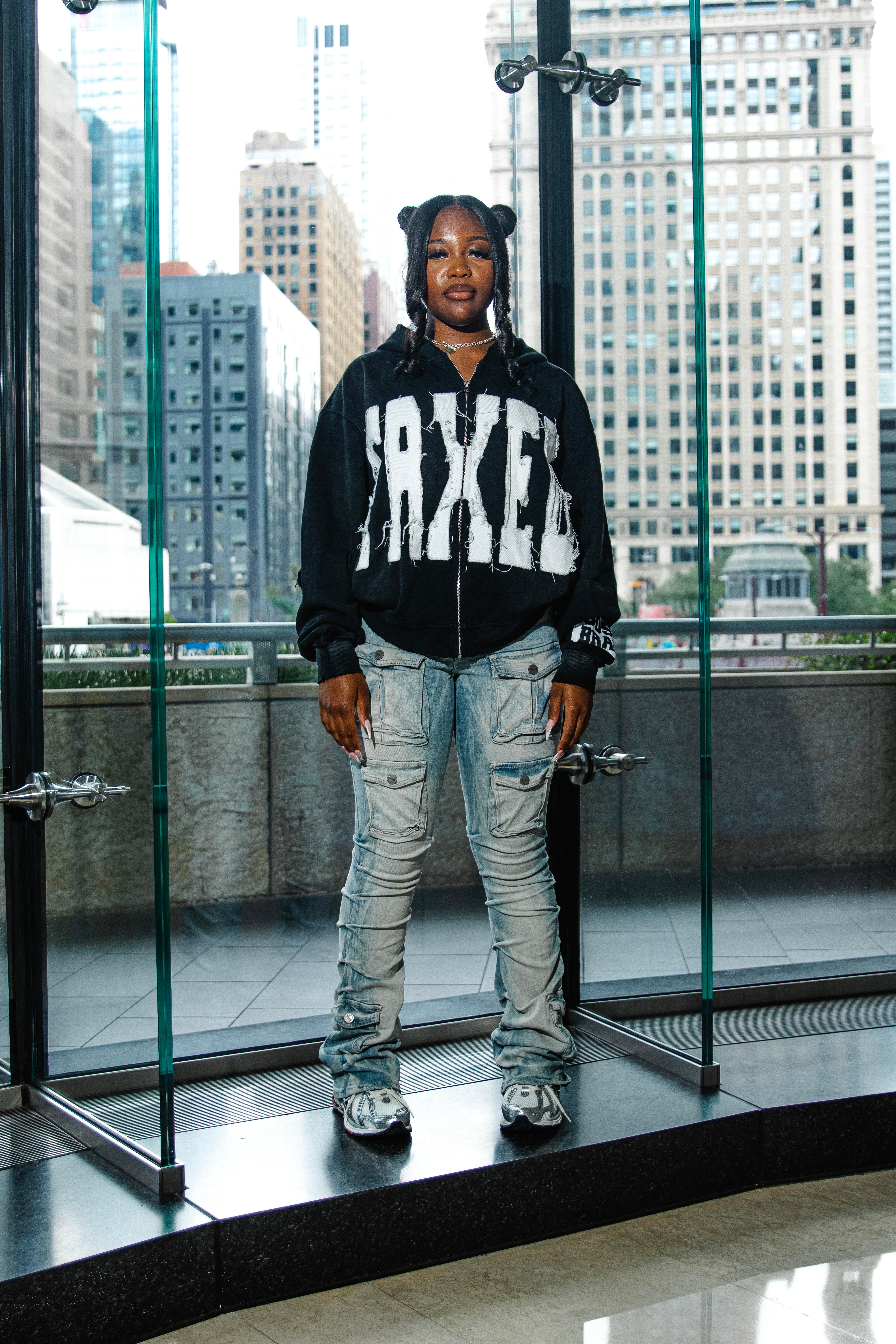 SOSA BRAND 'FRIED' ZIP-UP HOODIE