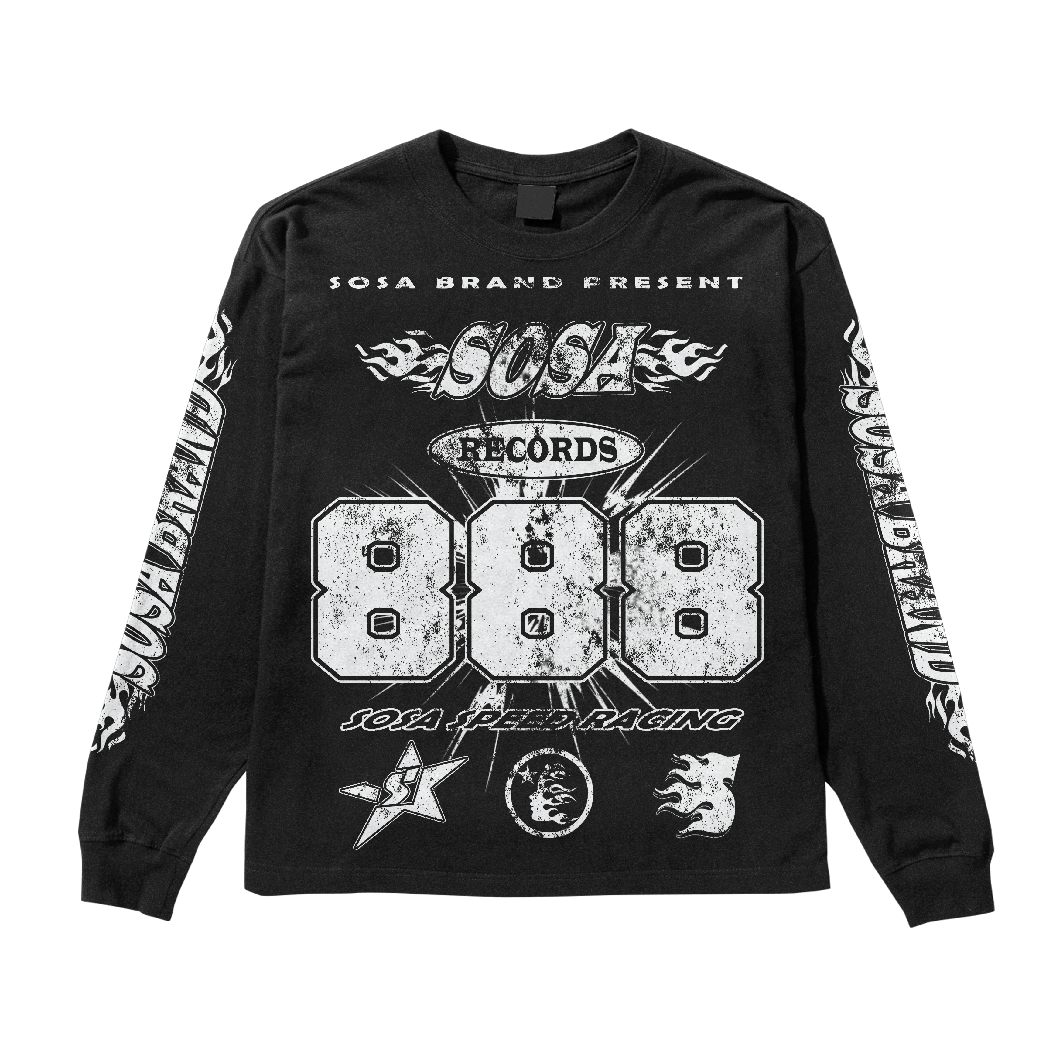 SOSA BRAND LONG SLEEVED 'SPEED RACING' SHIRT