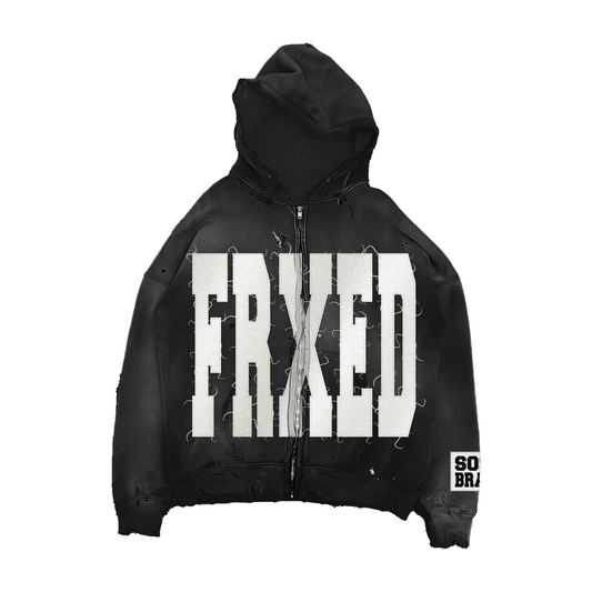 SOSA BRAND 'FRIED' ZIP-UP HOODIE